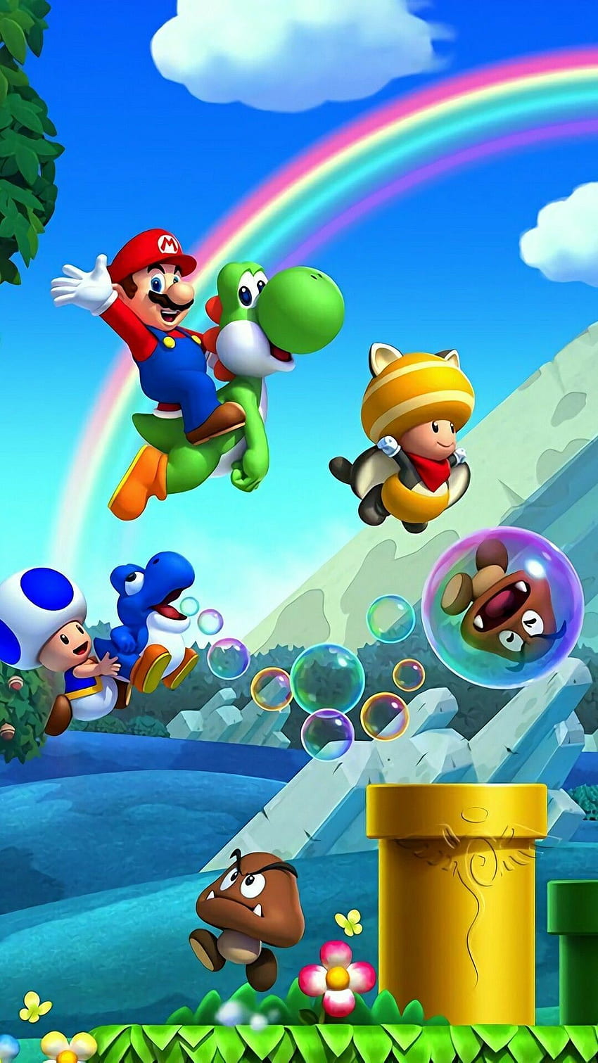 Марио . Super Mario Art, Super Mario birtay, Super Mario Bros HD тапет за телефон