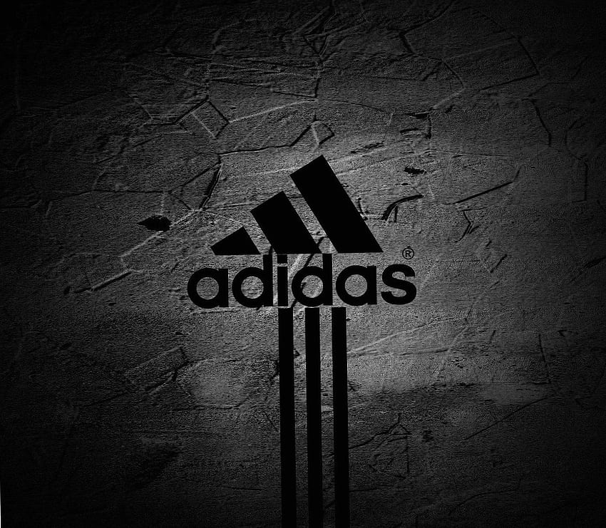Adidas Black, Adidas Black and White HD wallpaper