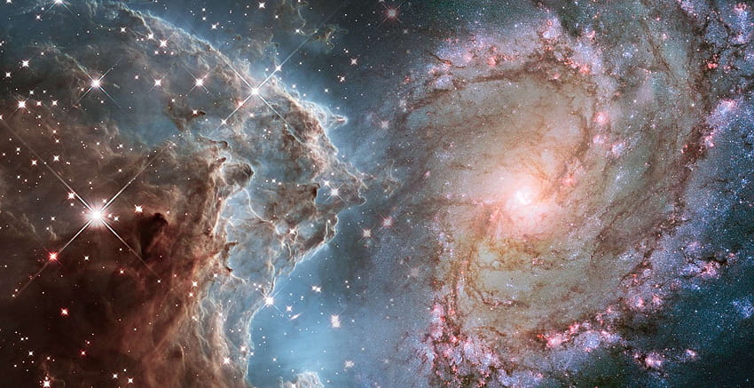 Fantasy World Universe, Fog, Galaxies, God, Hubble - Hubble, Hubble Galaxy HD wallpaper
