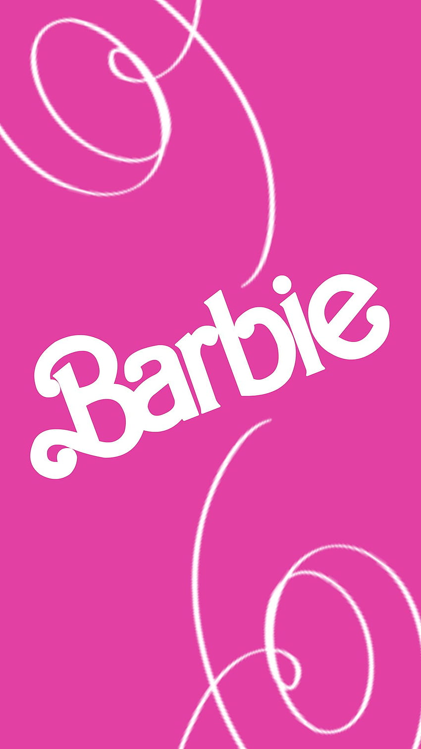 Logotipo de Barbie fondo de pantalla del teléfono