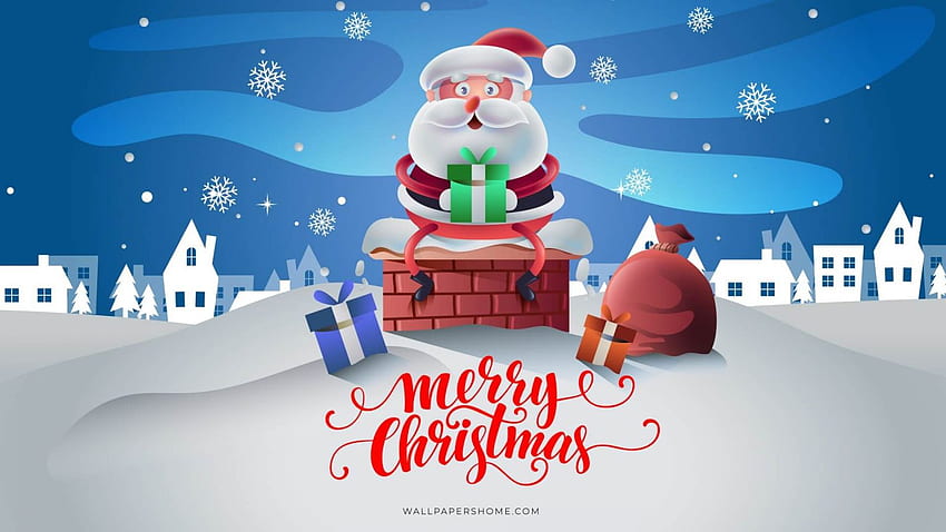 Christmas for macOS Sierra, High Sierra and Mojave, Snowman Nativity HD wallpaper