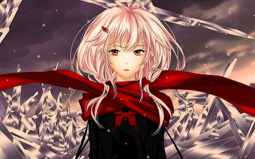 Inori Yuzuriha | Schuldige Krone, Anime-Mädchen HD-Hintergrundbild