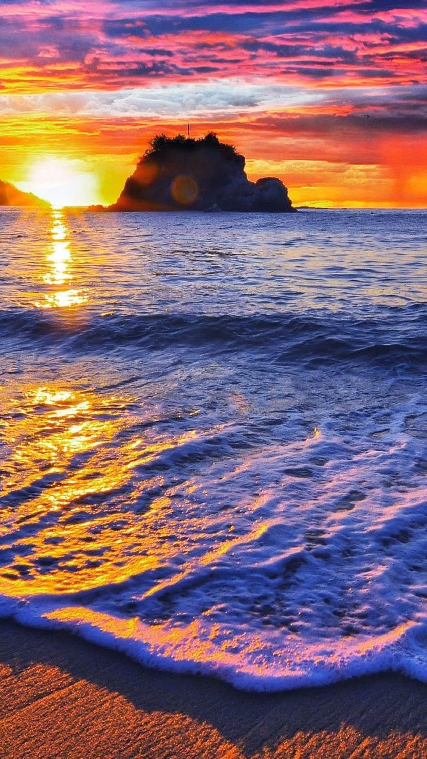 Puesta de sol de Puerto Rico - , de puesta de sol de Puerto Rico en Bat, puertorriqueño fondo de pantalla del teléfono
