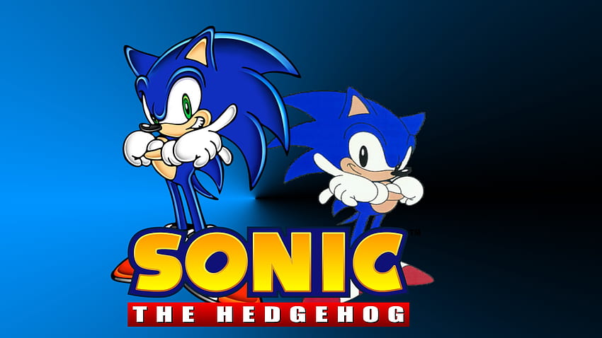 Sonic el erizo, logotipo de Sonic el erizo fondo de pantalla
