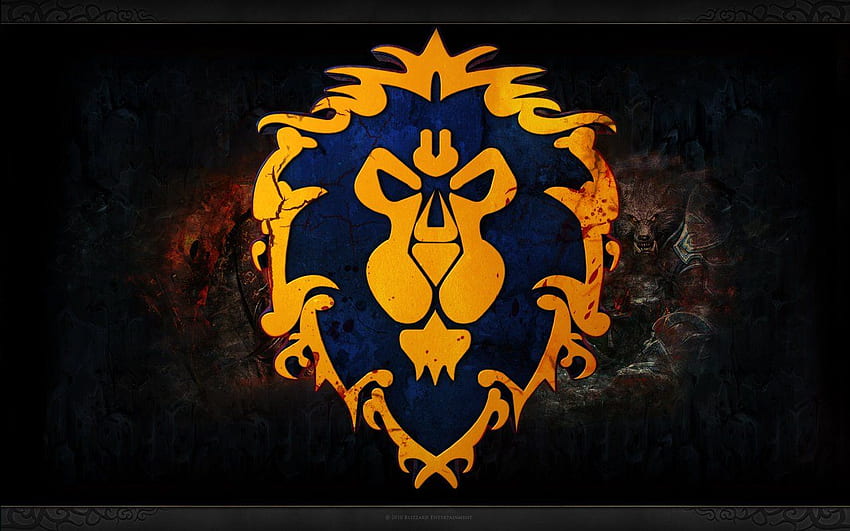 WOW Alliance, World of Warcraft Logo HD wallpaper
