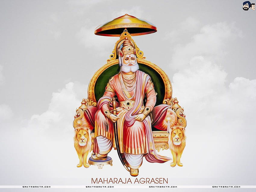 Maharaja Agrasen - leggendario re indiano di Agroha Sfondo HD