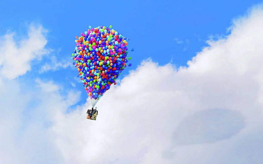 Up Up pixar Rumah balon animasi Pixar Wallpaper HD