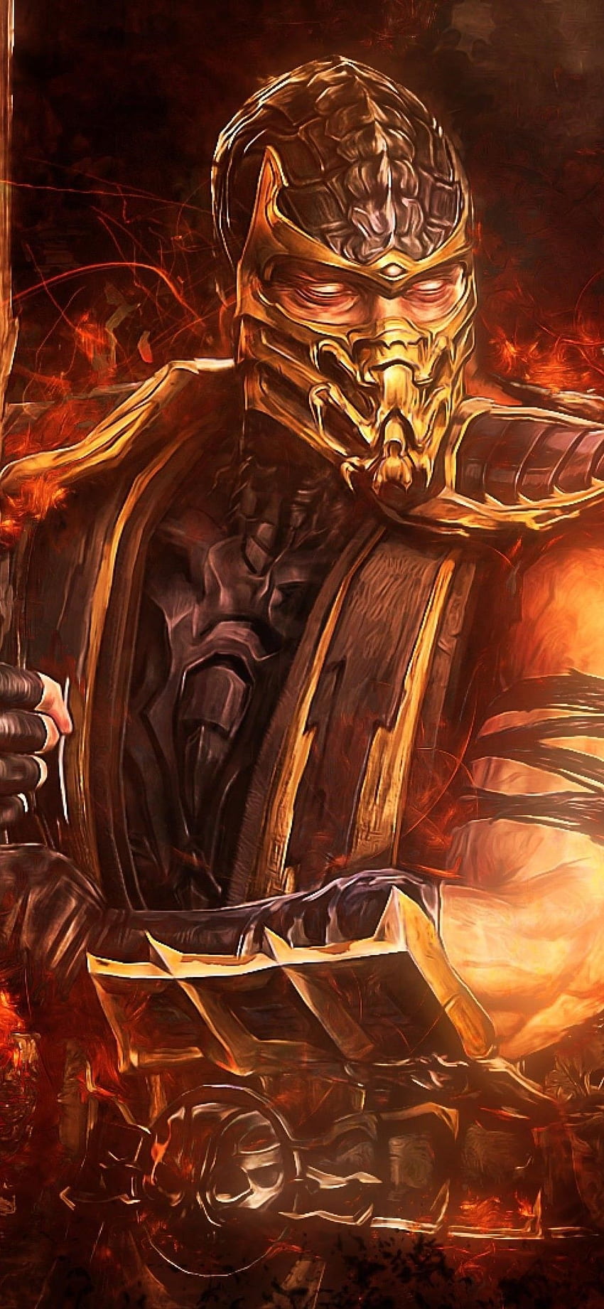 Mortal Kombat X  The Ninja from Hell Scorpion 2K wallpaper download