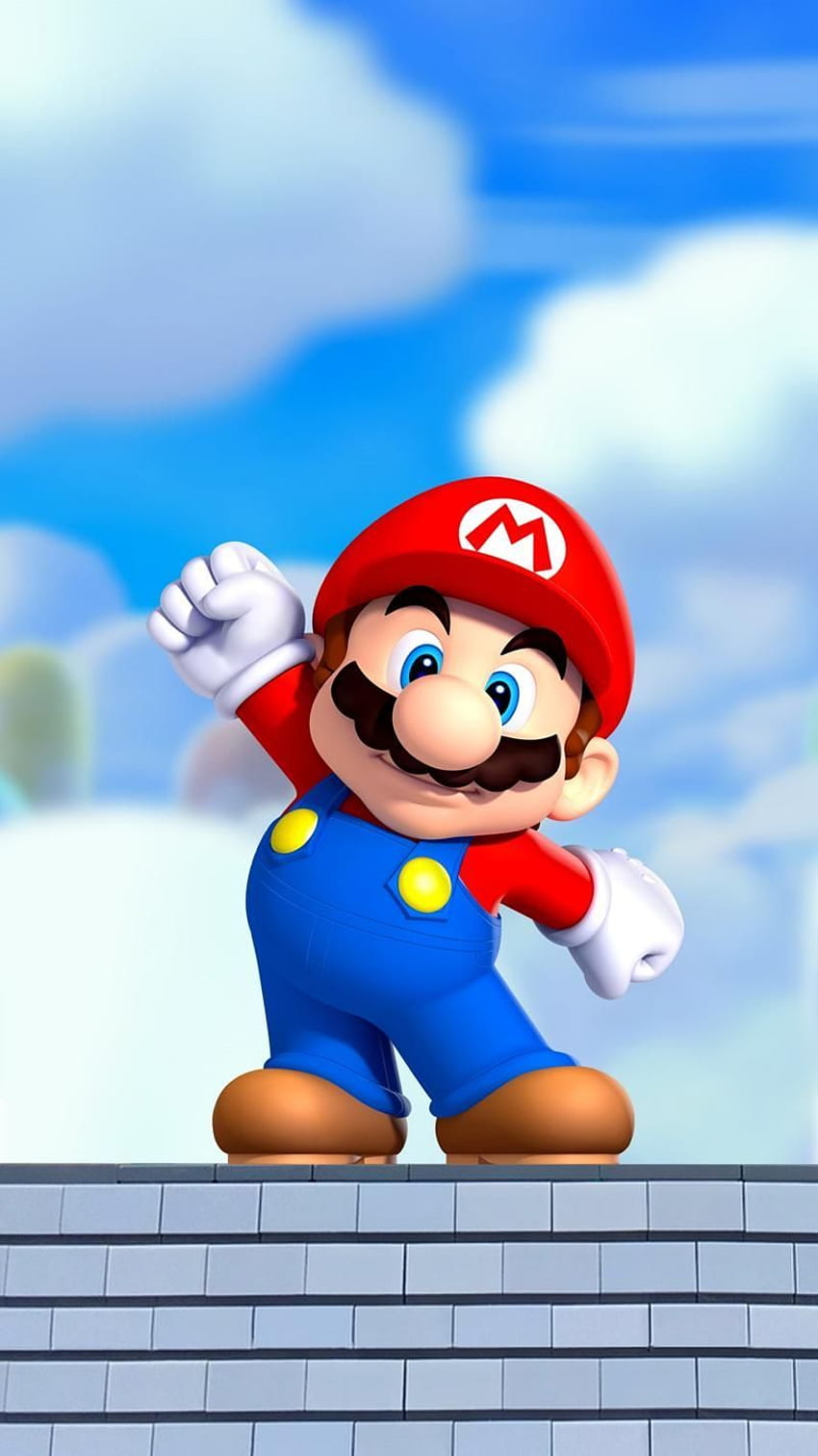 Super Mario iPhone - Mario Bros HD тапет за телефон