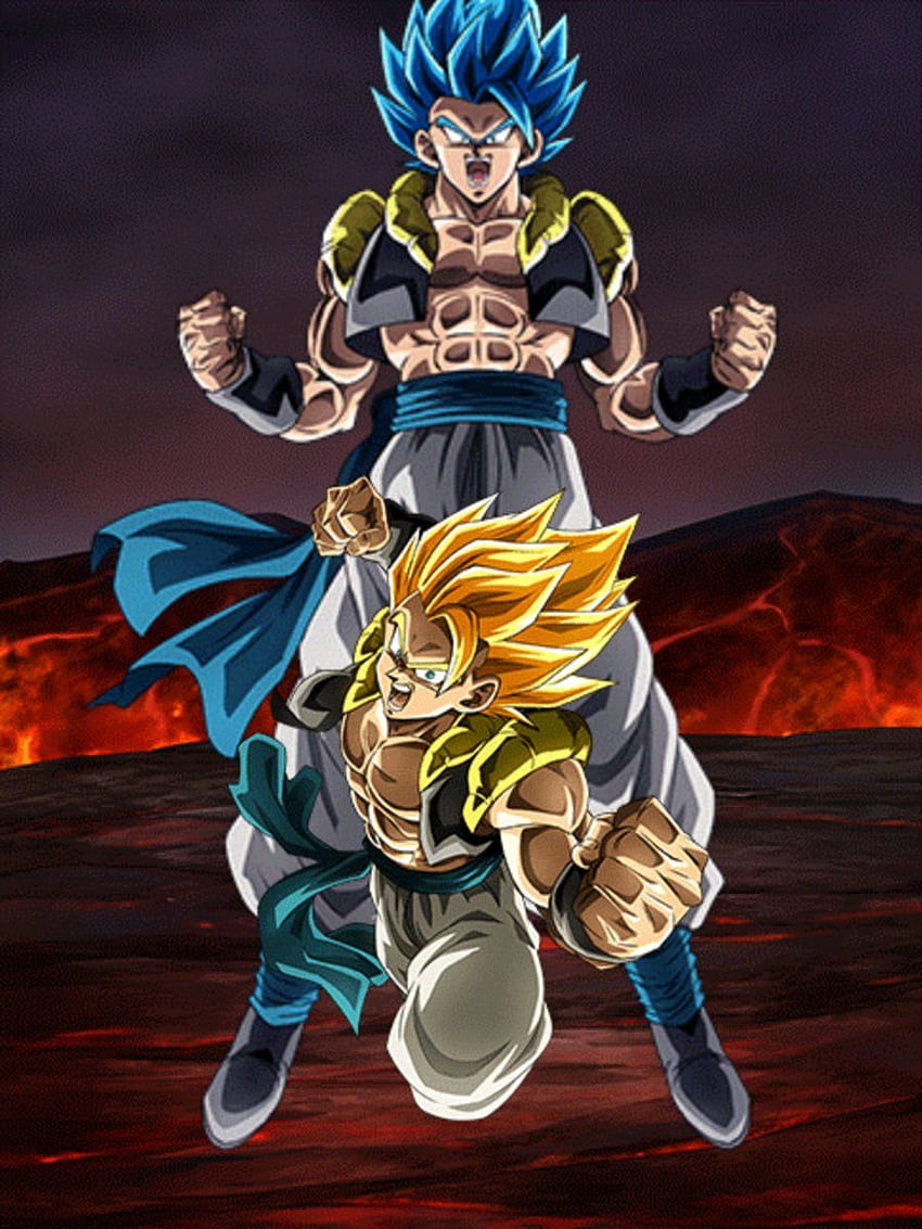 Dragon Ball Broly versus Gogeta Blue Poster 12inx18in