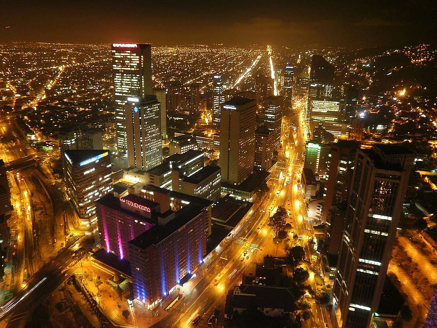 Bogota Night HD wallpaper
