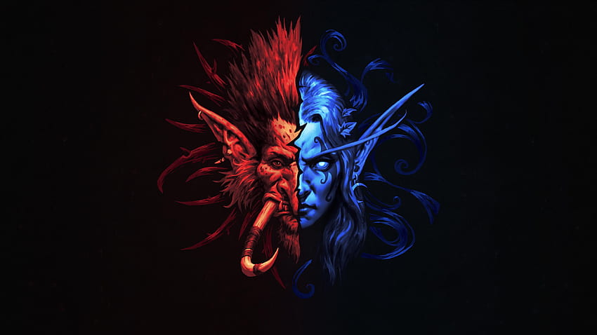 Horda y Alianza - Ilustraciones de Veli Nyström: wow, Alianza de World of Warcraft fondo de pantalla