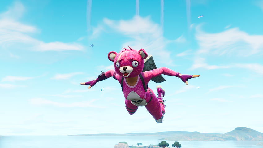 Fortnite Pink Videogames Teddy Bears Cyan - Resolução: papel de parede HD