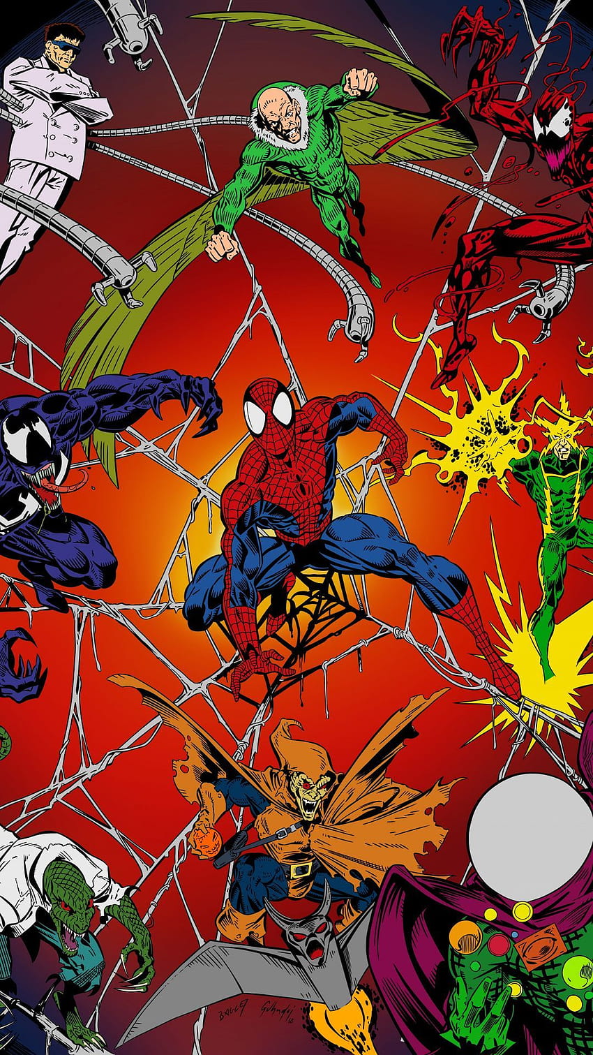 Amazing Spider Man 1994, Marvel Comics, Marvel Comics Méchants Fond d'écran de téléphone HD