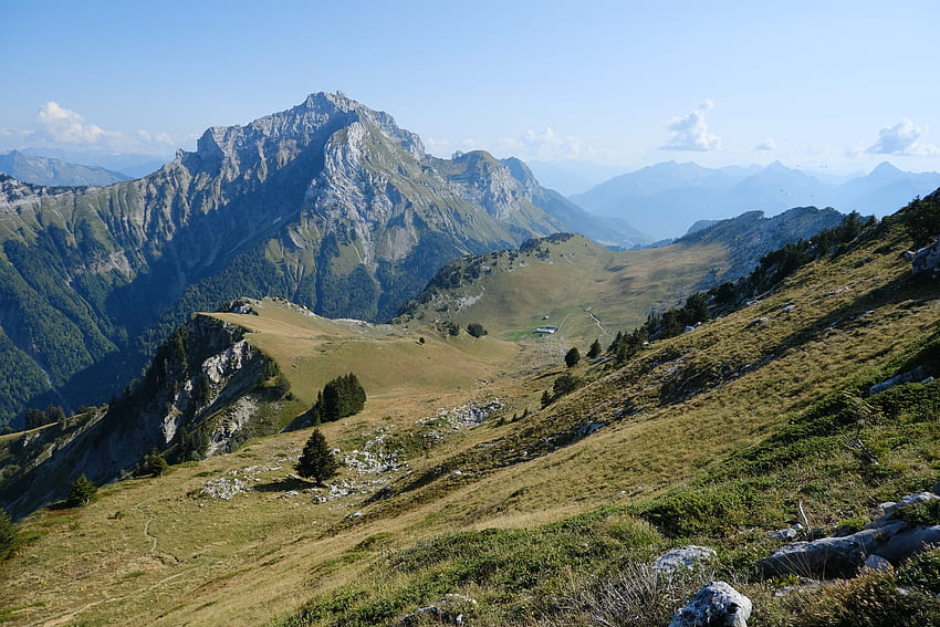 Landscape, Nature, Mountains, View From Above, Greens, Meadow HD ...