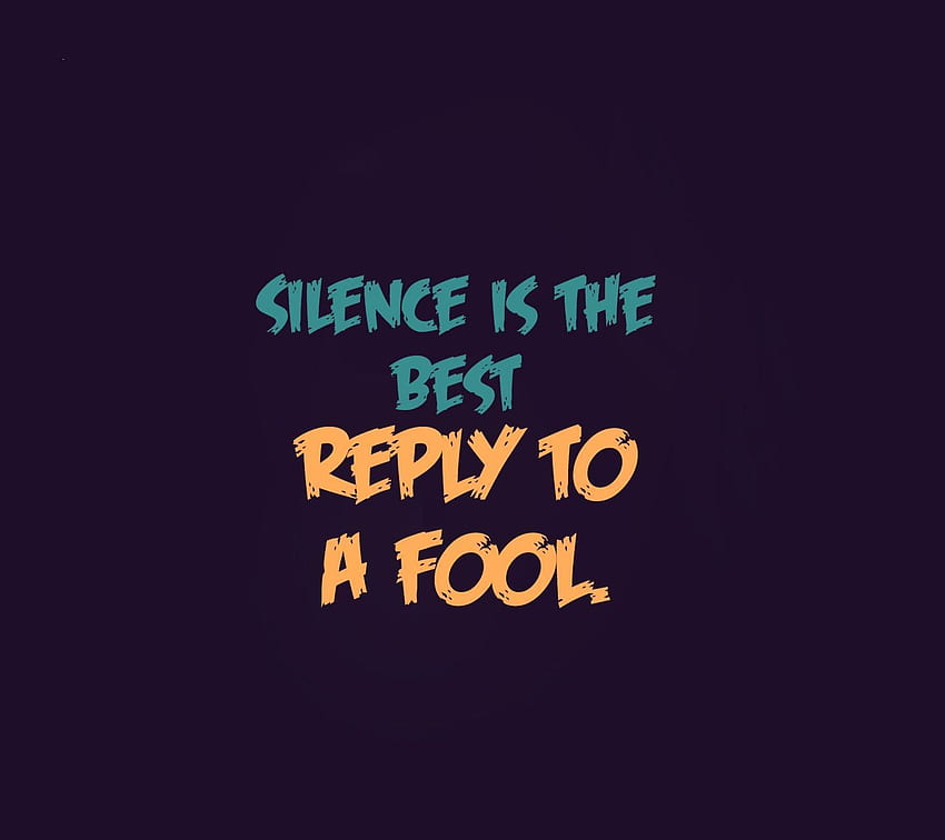 Quotes Of Silence, Keep Quiet HD wallpaper