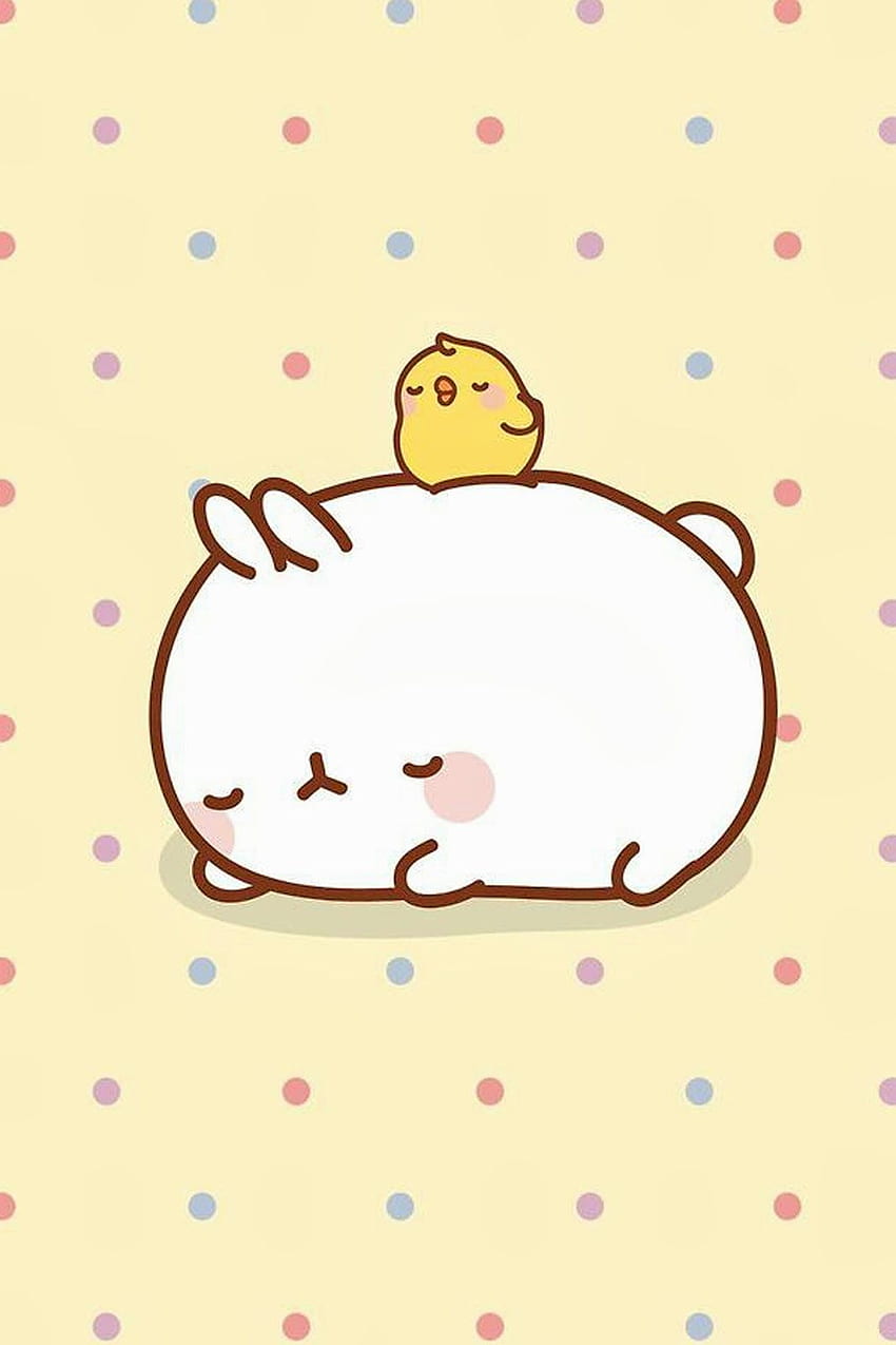 Molang . Molang, Yellow Kawaii Hd Phone Wallpaper 