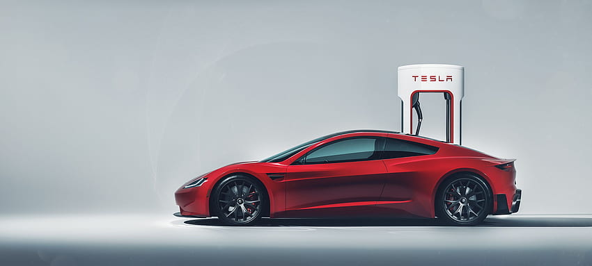 Tesla Roadster aufladen, Autos, ,, Neuer Tesla Roadster HD-Hintergrundbild