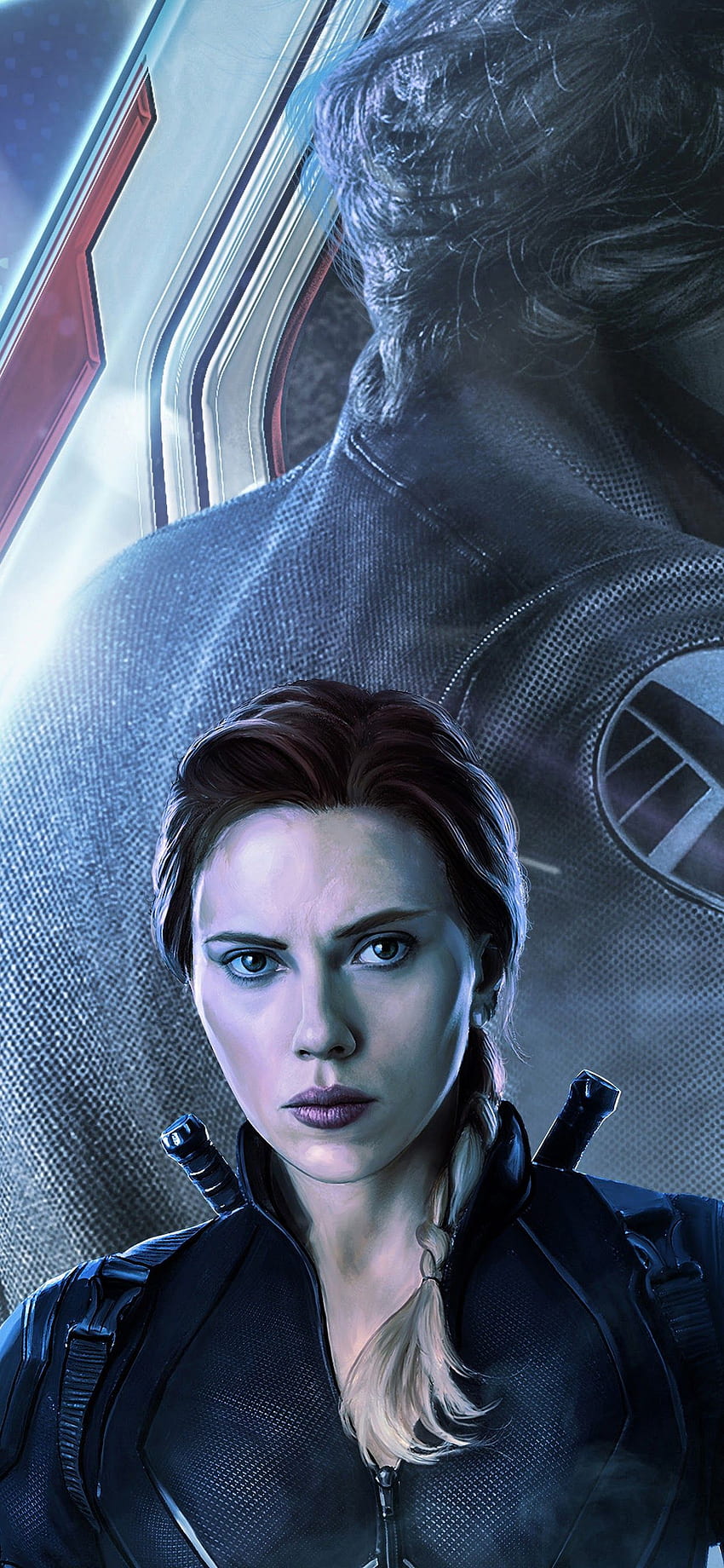 Avengers: Endgame Black Widow Natasha Romanoff HD phone wallpaper