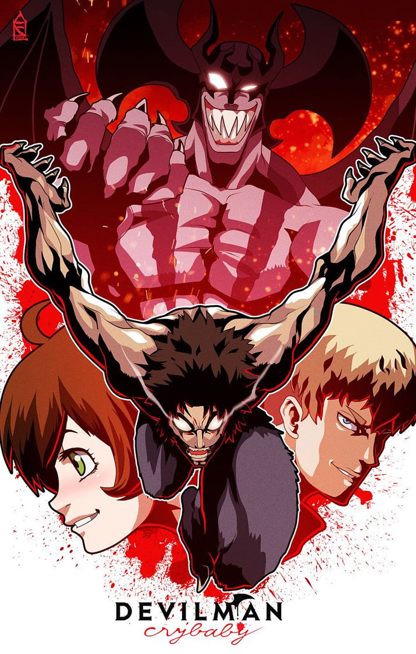 Devilman Crybaby Anime  Devilman Crybaby HD phone wallpaper  Pxfuel