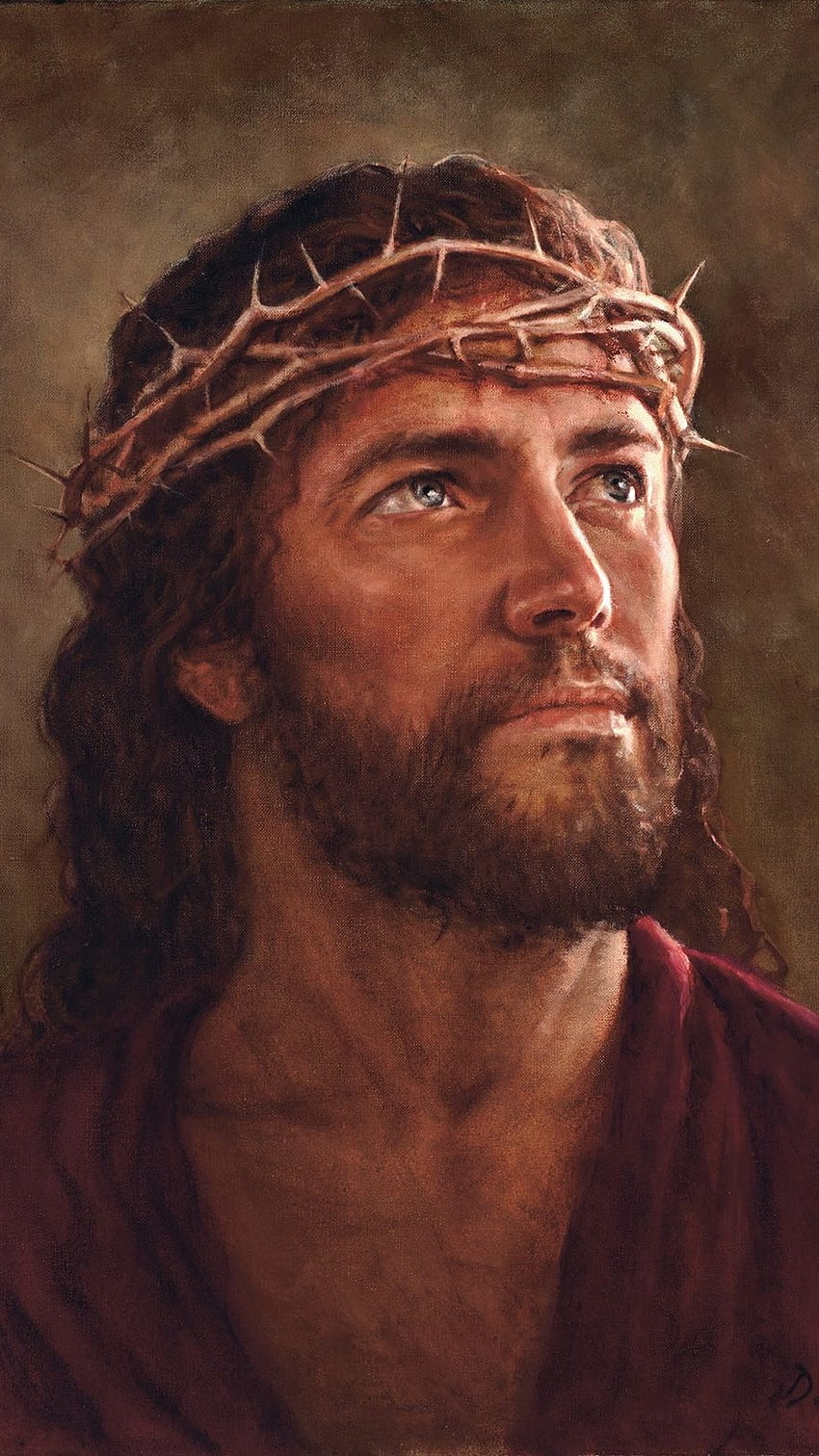Papa Jesus, Jesus Of Thorns HD phone wallpaper