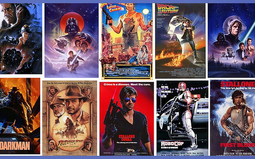 80s Movie, 80s Movie Collage HD wallpaper | Pxfuel