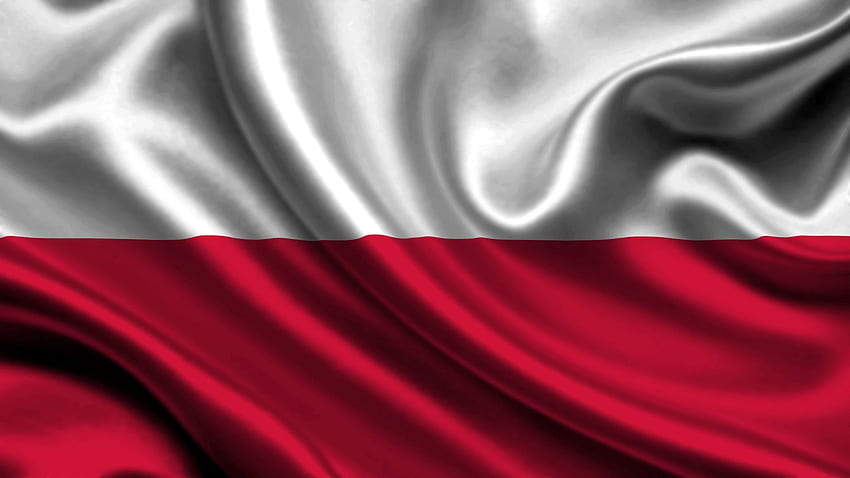 Polska, , Różne, Linie, Tkanina, Flaga, Atlas Tapeta HD