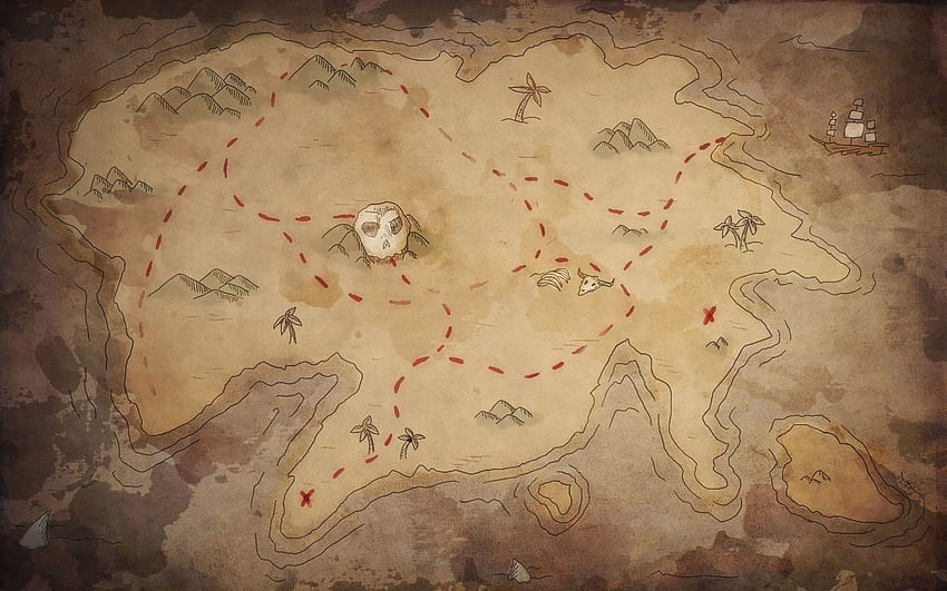 Indiana Jones Map, Treasure Map HD wallpaper