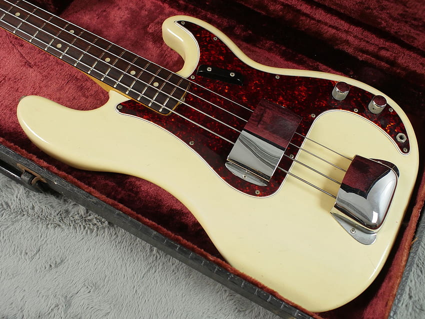 Fender Precision Bass rare Blonde + Export HSC - ATB Guitars Ltd fondo de pantalla