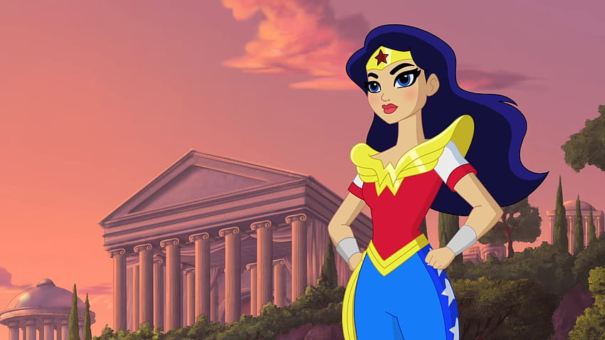 Hero of the Month: Wonder Woman. DC Super Hero Girls HD wallpaper