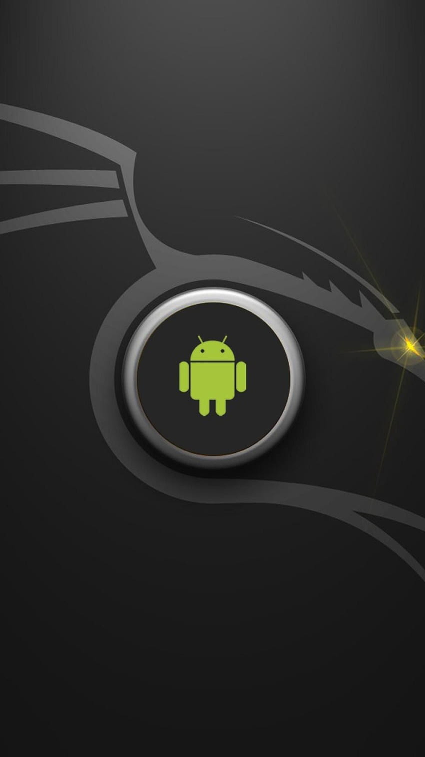 Telefon mit Android-Logo HD-Handy-Hintergrundbild