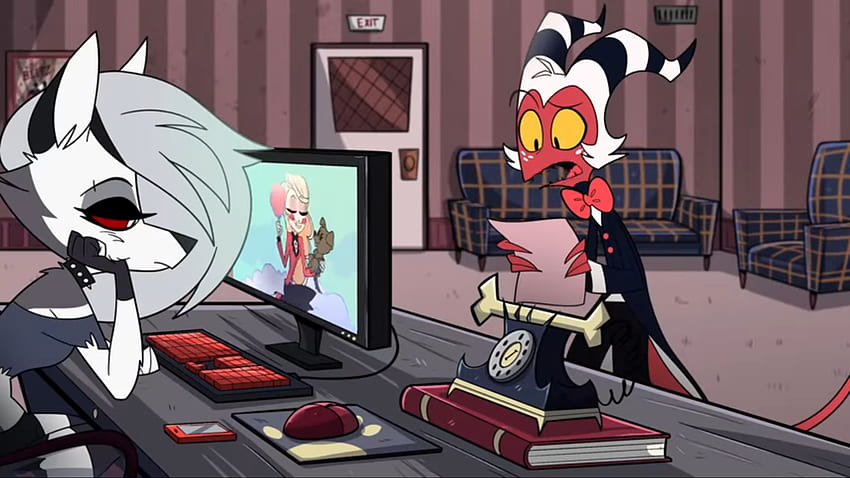 They put a Easter egg of helluva boss in hazbin hotel and they did HD wallpaper