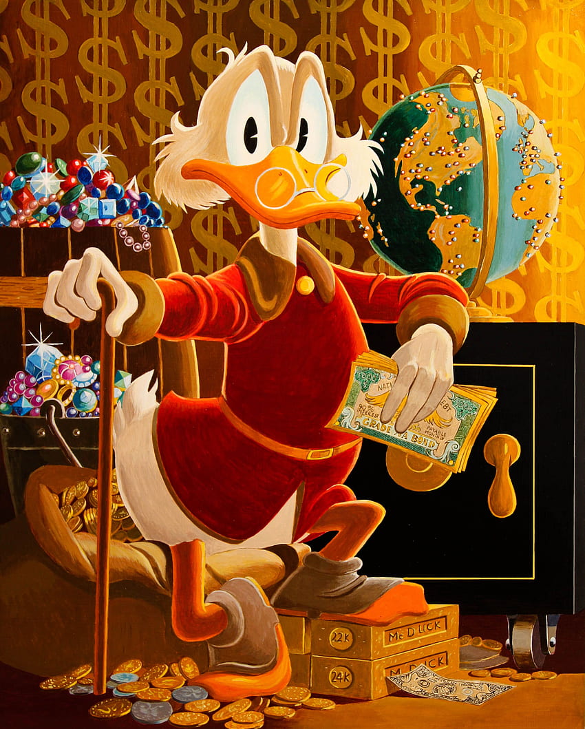 Scrooge McDuck açık, Scrooge Amca HD telefon duvar kağıdı