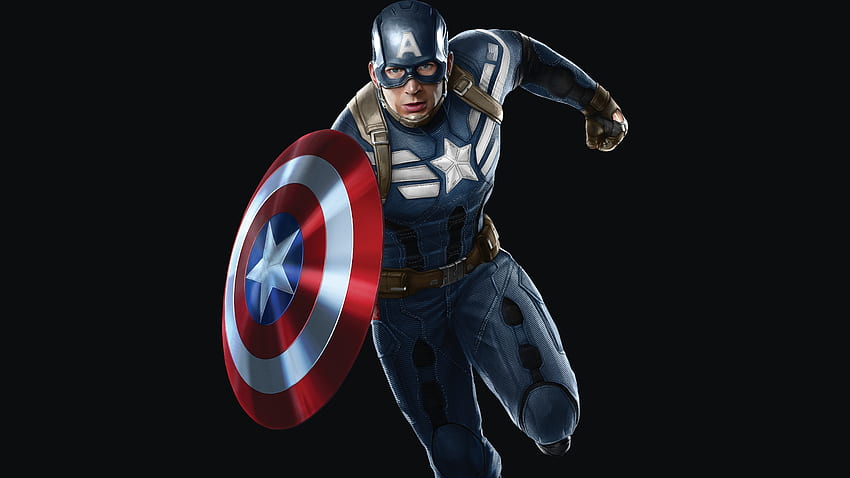 Captain America, super-héros, bandes dessinées Marvel Fond d'écran HD