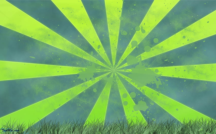 Cemerlang Cemerlang, bersinar, rumput, hijau, percikan Wallpaper HD