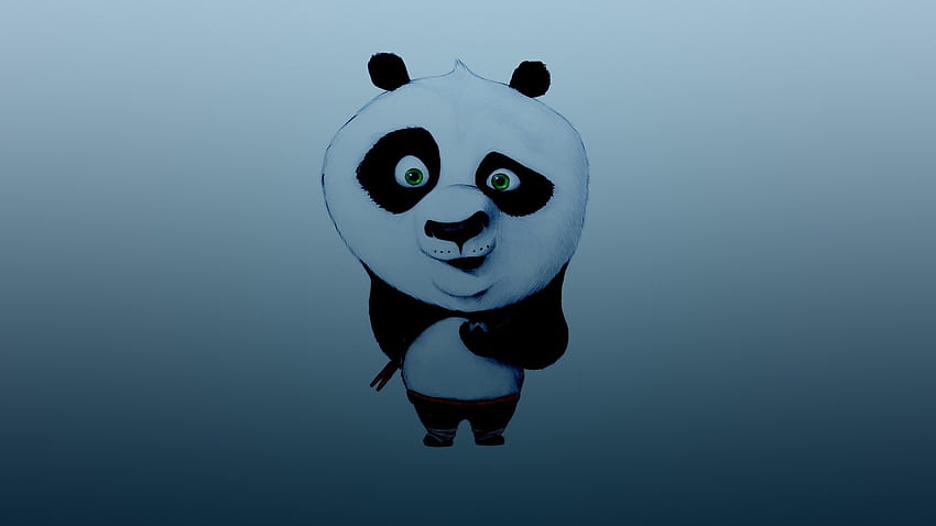 Kreskówka, Panda Kung-Fu, Tło Tapeta HD
