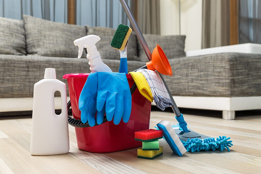 Hai bisogno di detergenti? Ecco 7 domande da porre a un'impresa di pulizie commerciale che li assume, servizio di pulizia Sfondo HD