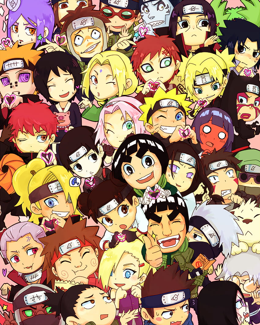 NARUTO Anime Board, Cute Chibi Naruto HD phone wallpaper