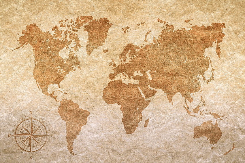 Mapa do Mundo Antigo. Imprimir A papel de parede HD
