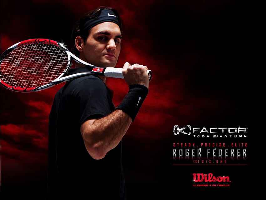 Roger Federer นักเทนนิสที่เก่งที่สุด Raquect ชายสุดหล่อ วอลล์เปเปอร์ HD