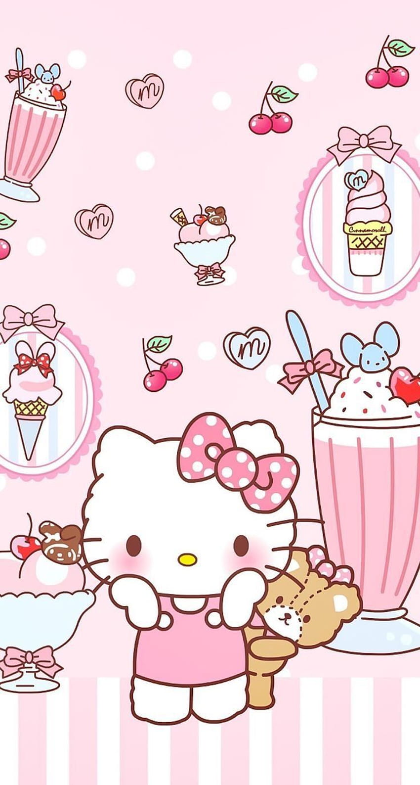 Hello Kitty cute nice pink rose roses sweet themes HD phone  wallpaper  Peakpx