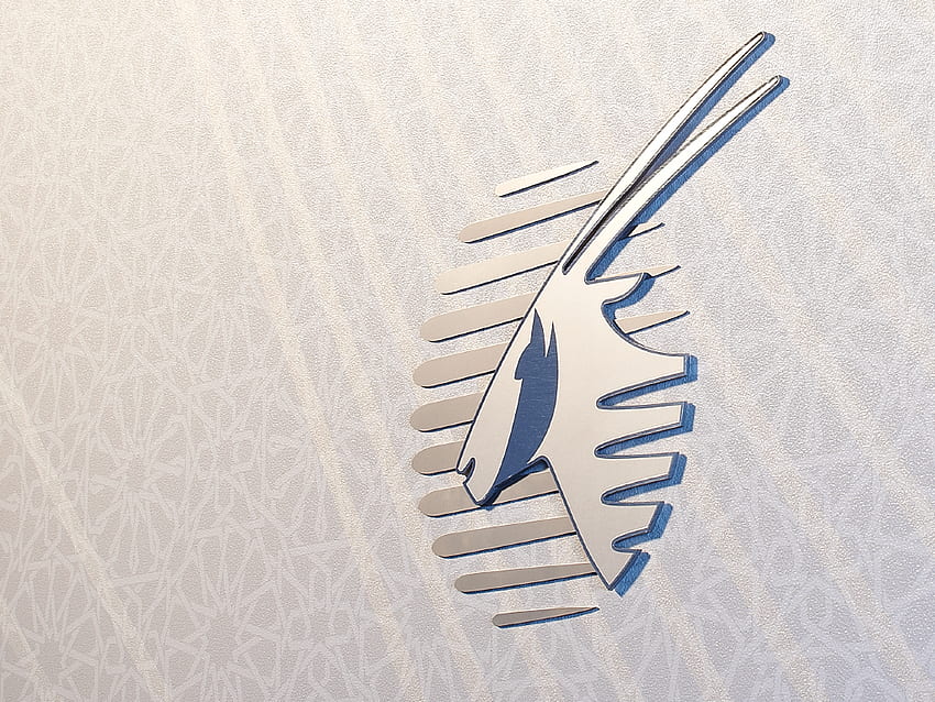 豪華な仕上げとブティック スタイルの貢献 - エンブレム - & 背景、カタール航空のロゴ 高画質の壁紙