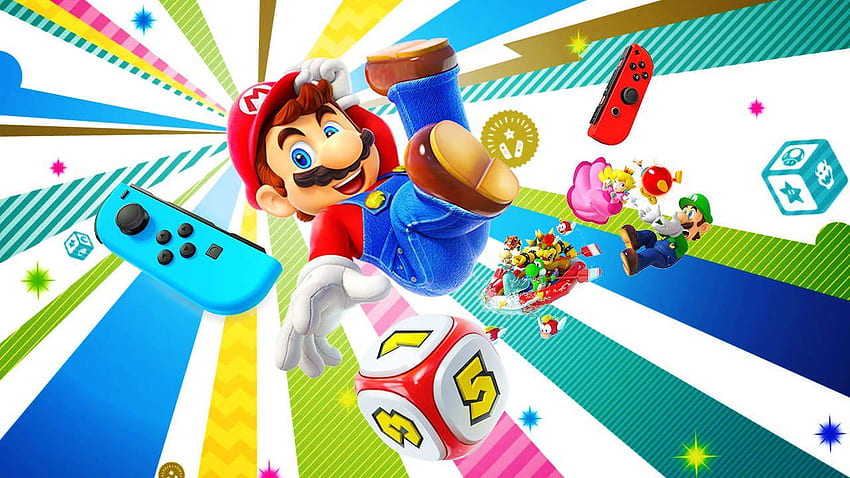 Reseña de la fiesta de Super Mario fondo de pantalla
