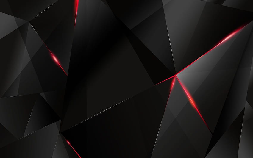 Roter und schwarzer abstrakter Hintergrund, rotes schwarzes Grau HD-Hintergrundbild