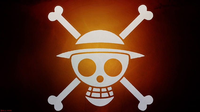 One Piece Luffy's Straw Hat Pirate Flag Anime . HD wallpaper