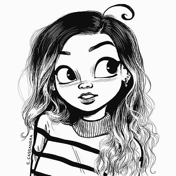 How cool is this drawing of my picture😍 Thank you @outlineafi! Go check  out her work! | Tumblr girl drawing, Tumblr drawings, Girl drawing sketches