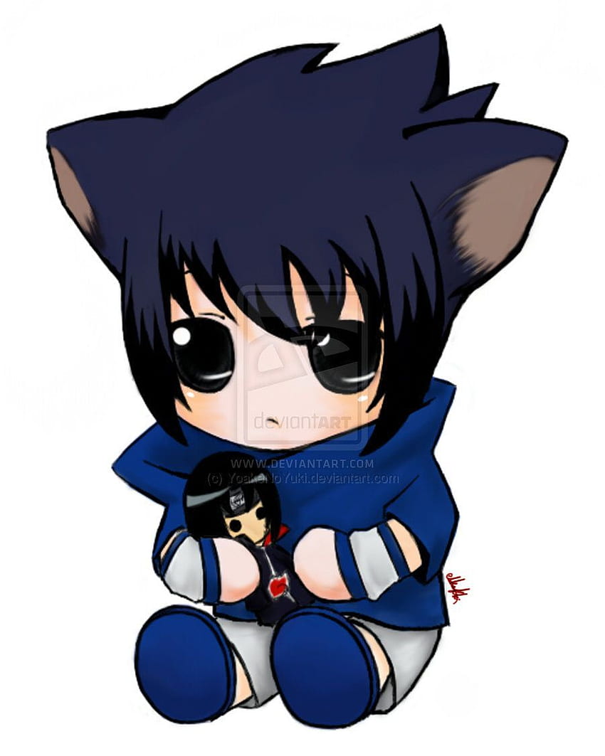 Chibi sasuke oyuncak bebeği itachi ile birlikte Sasuke chibi Naruto sevimli naruto shippuden