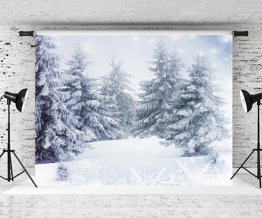 Attractive Winter Background Fashion Christmas graphy Backdrops Vinyl ...