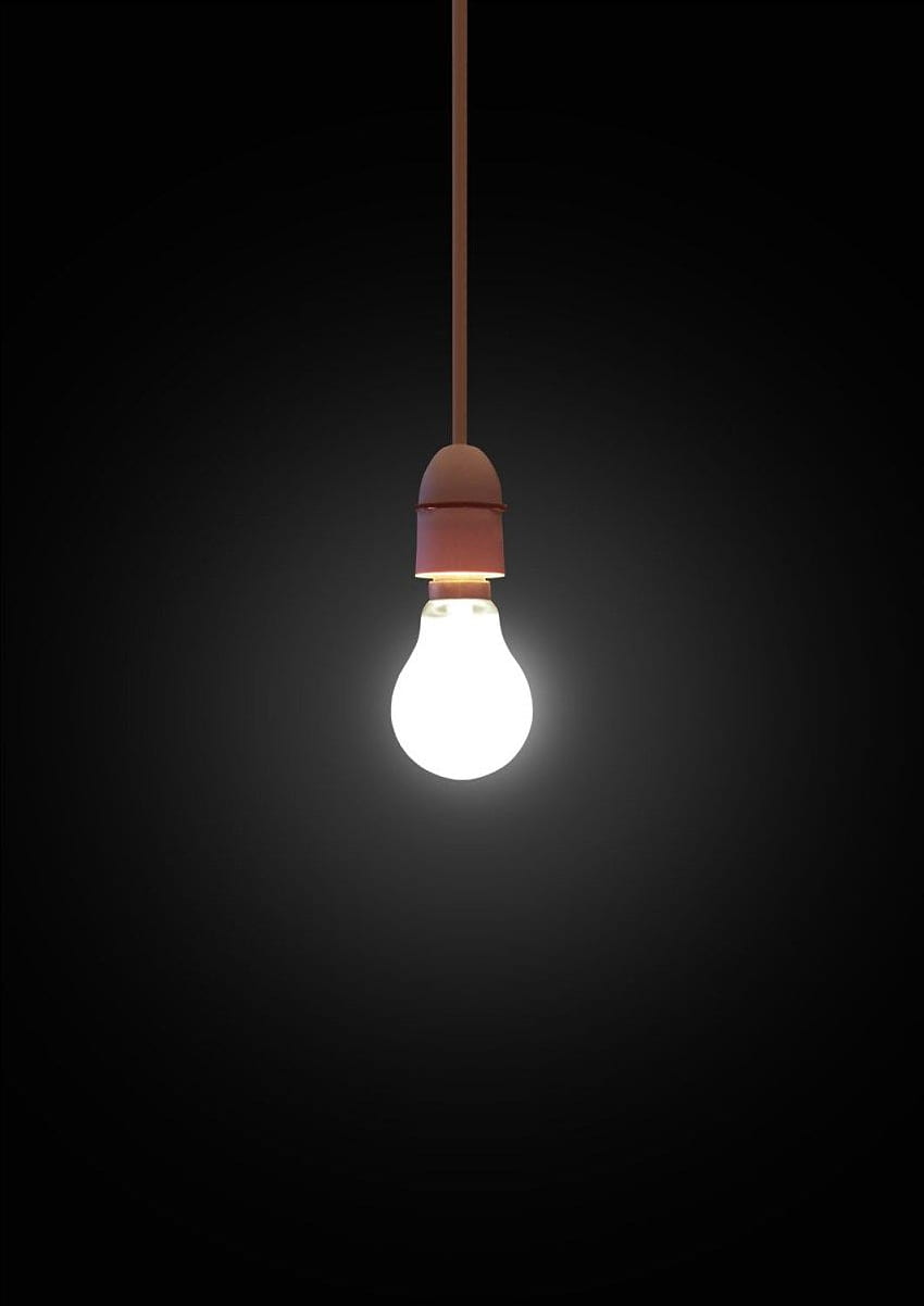 A Little Conservation. Light bulb art, Bulb, Dark background HD phone wallpaper