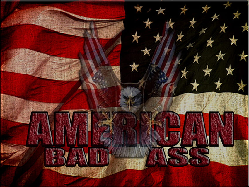 American bad ass, america flag, eagle, use, badass HD wallpaper | Pxfuel